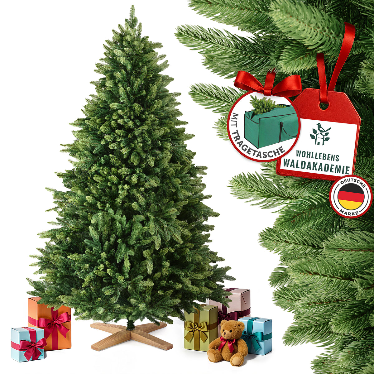 JOTUNN – Premium Weihnachtsbaum mit 100 % Spritzguss-Nadeln