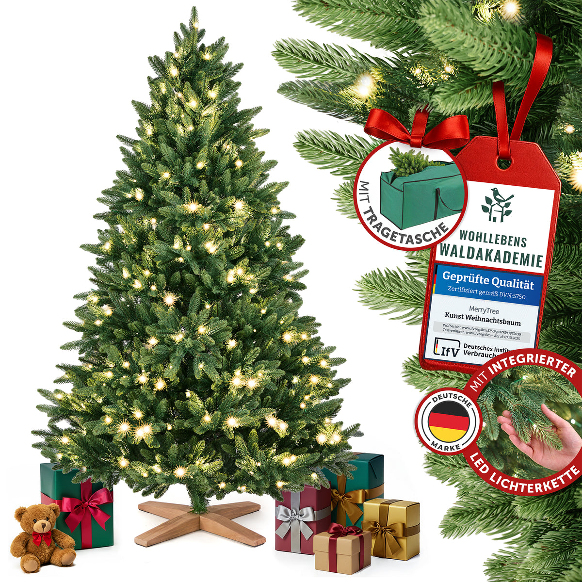 JOTUNN – Premium Weihnachtsbaum mit 100 % Spritzguss-Nadeln