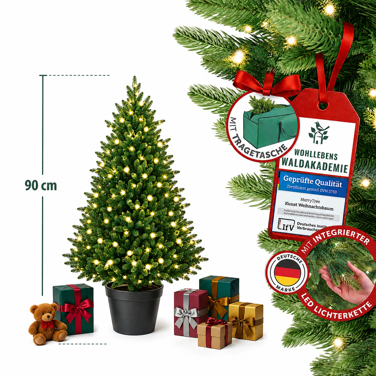 JOTUNN – Premium Weihnachtsbaum mit 100 % Spritzguss-Nadeln