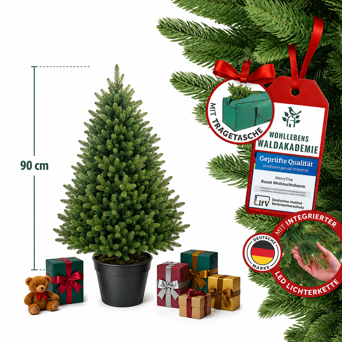 JOTUNN – Premium Weihnachtsbaum mit 100 % Spritzguss-Nadeln